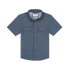 The Little Tuna blue outdoor shirt with chest pockets and buttons