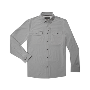 product photo of the logger tuff-thread shirt gray front