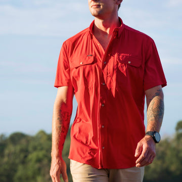 man wearing the lumpkin shirt