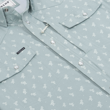 Flyover photo of The Lupine shirt