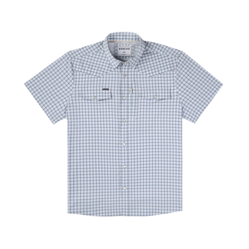 Front product photo of mako pearl snap shirt