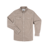 The Mouflon shirt in muted beige with button-up front and two chest pockets designed for outdoors use