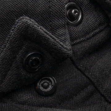 The North Rim black outdoor shirt with textured fabric and button detail for rugged outdoor wear