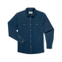product photo of dark blue denim shirt