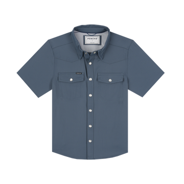The Sardine blue outdoor shirt with button pockets