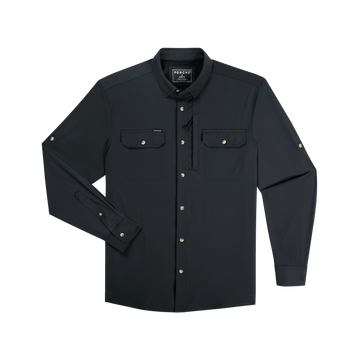 product photo of black tuff-thread long sleeve shirt