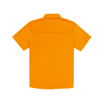back of orange shirt