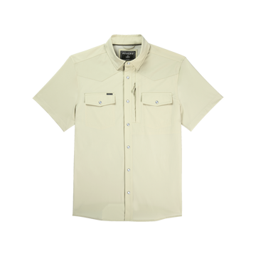 product photo of tan short sleeve tuff-thread shirt front