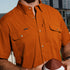 closeup of man wearing The Smokey shirt
