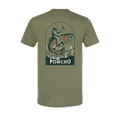 back of the trout rider t-shirt