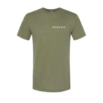 front of the trout rider tee