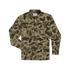 The Duck Blind Muck camo outdoor shirt with long sleeves and buttoned pockets