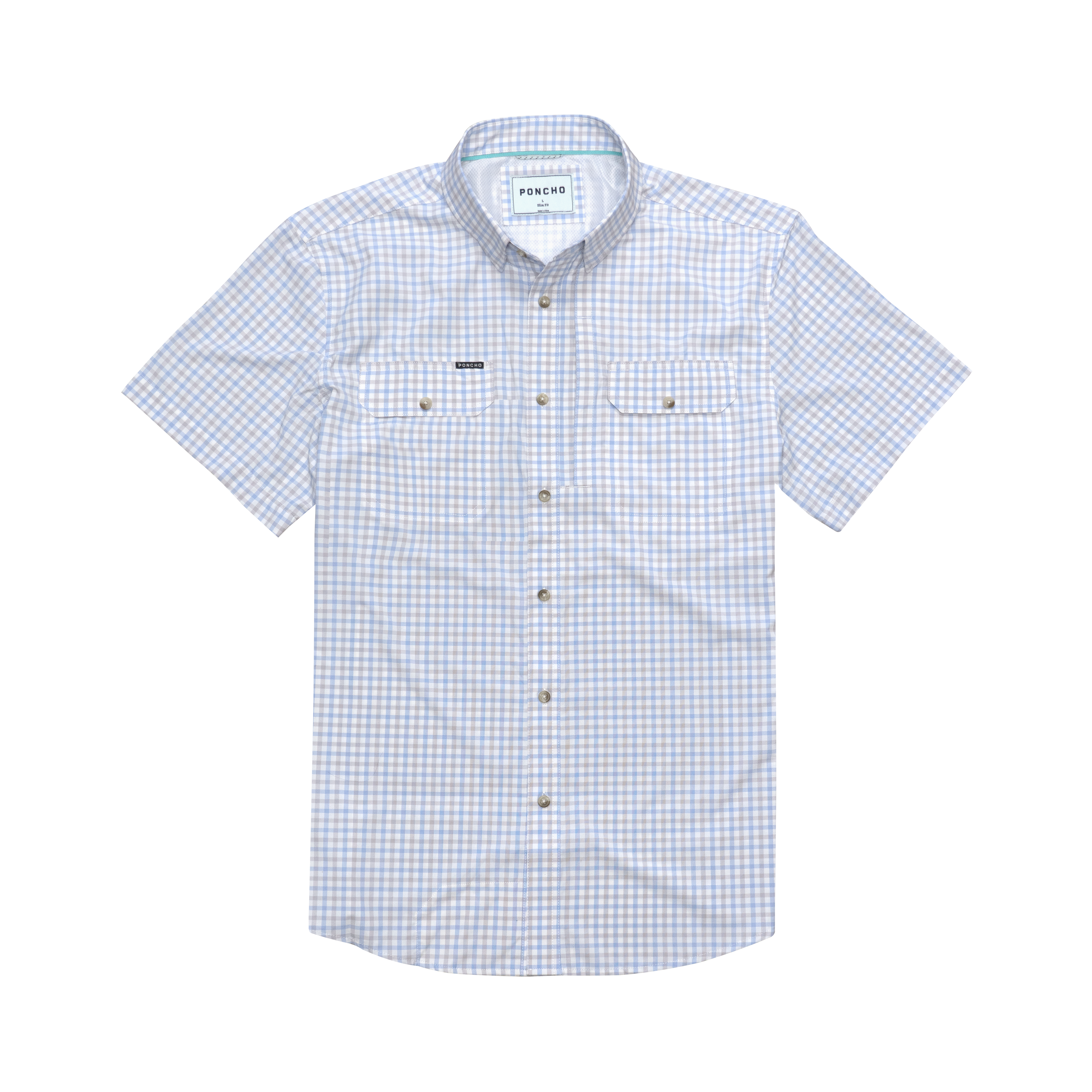 cat dress shirt Multi-color Cat Print Cotton Button-up Shirt