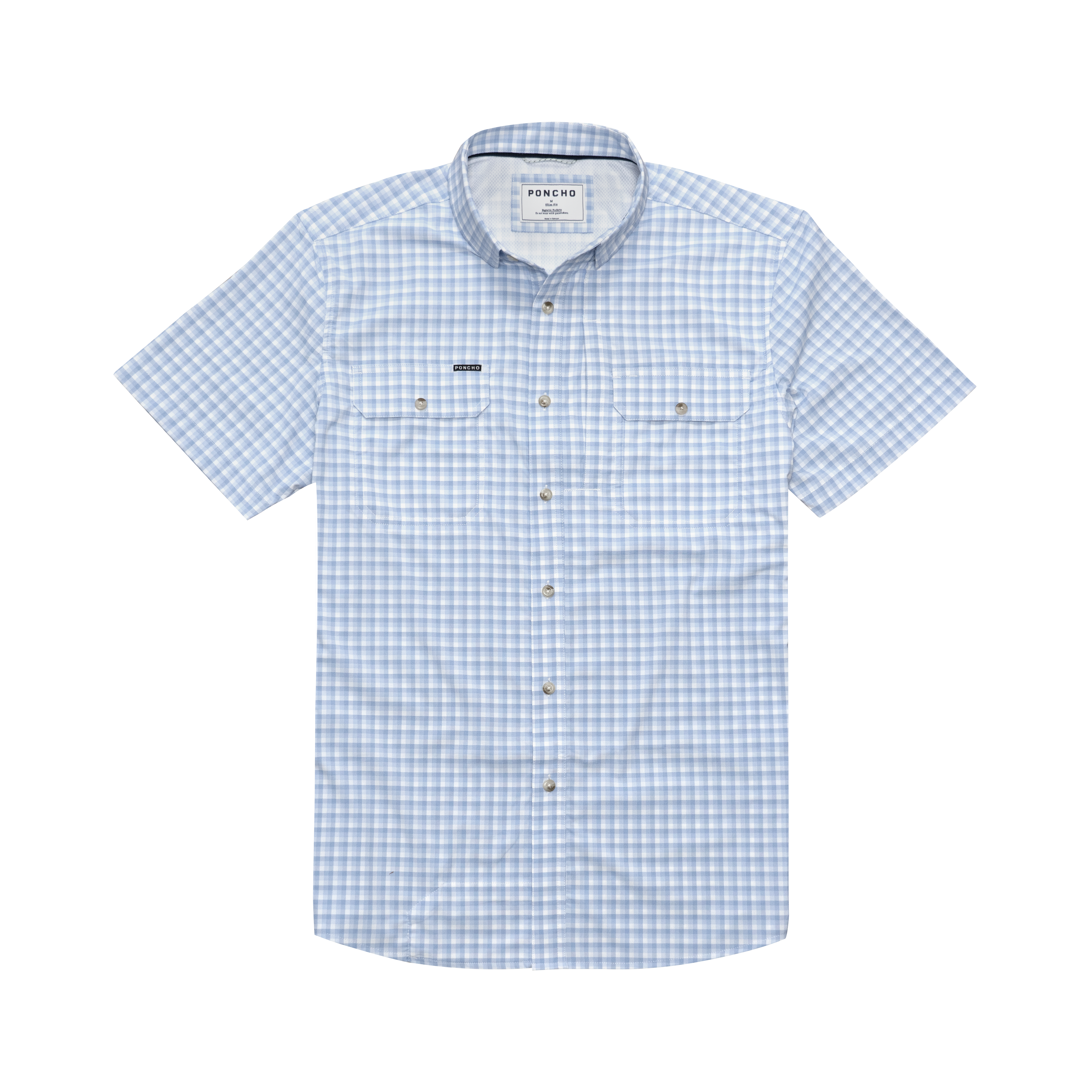 poncho dress shirts Poncho Outdoors The Frontman Long Sleeve Denim Shirt Large Regular