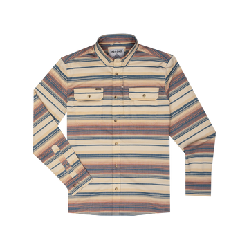 The Pack Mule Serape Stripes long-sleeve outdoor shirt with button front and dual chest pockets