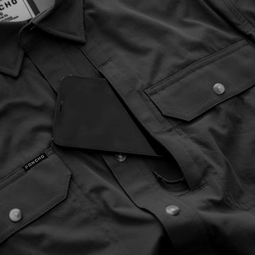 Close up lens of phone pocket