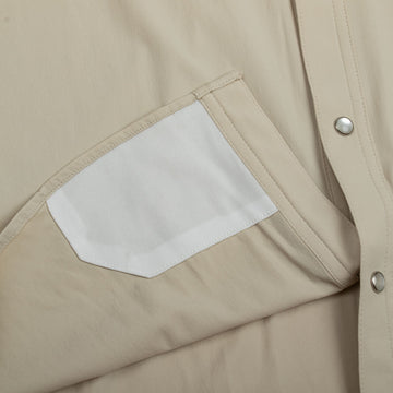 long sleeve tan western shirt lens cleaner