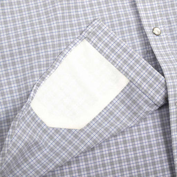 Plaid western short sleeve lens cleaner