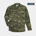 Close up of camo shirt