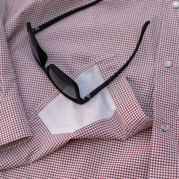 close up of lens cleaner