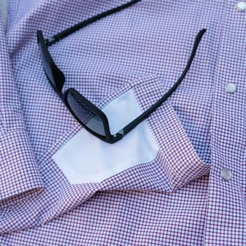 close up of lens cleaner