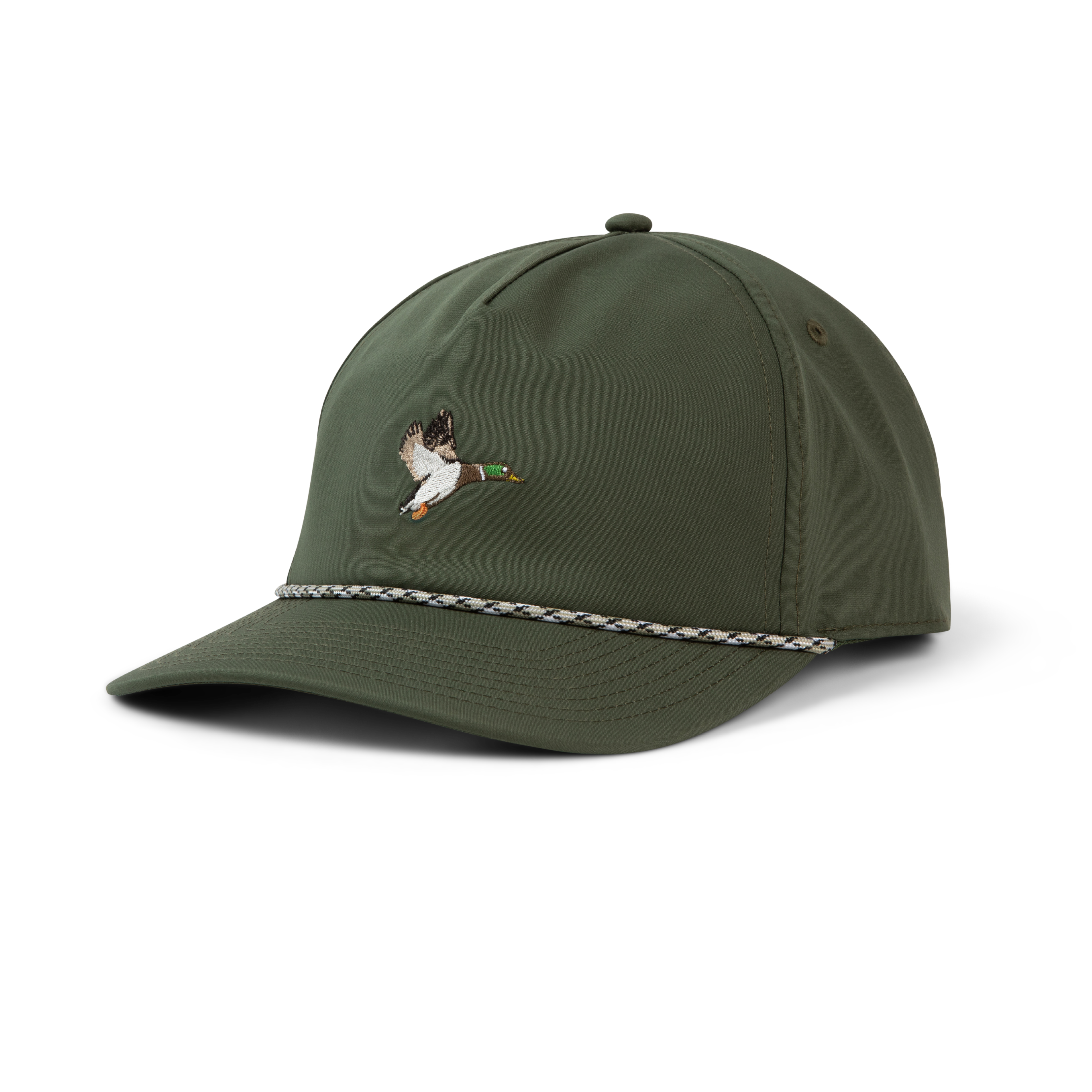 Green Mallard Rope Hat – Poncho