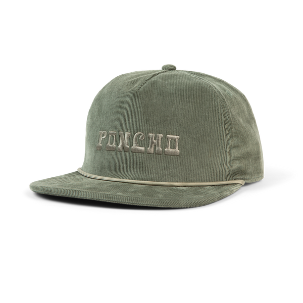 Moss Poncho Corduroy Hat