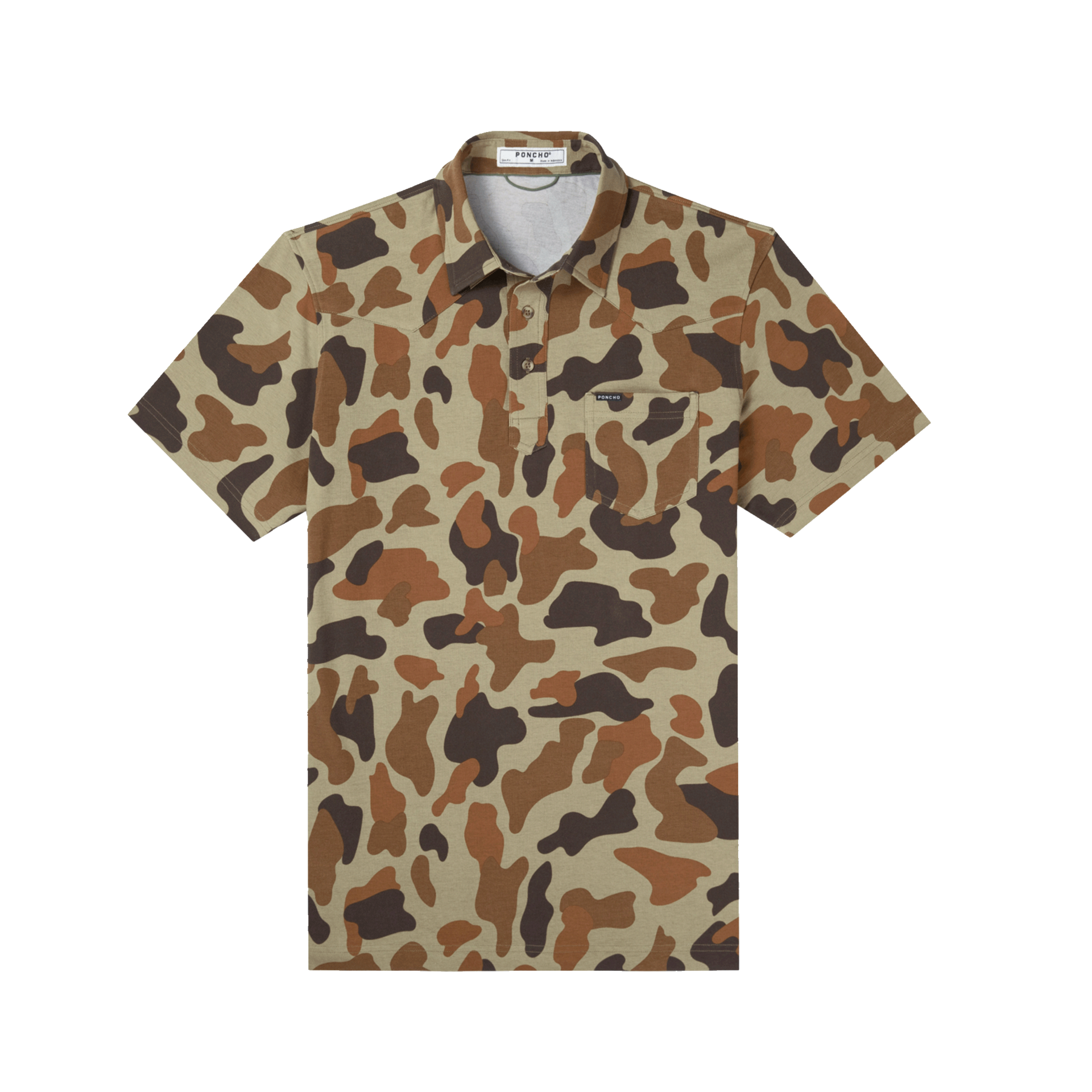 【Bohemians】 CAMOUFLAGE PIGEON SHIRT 鳩柄 The Dove Stool – Poncho
