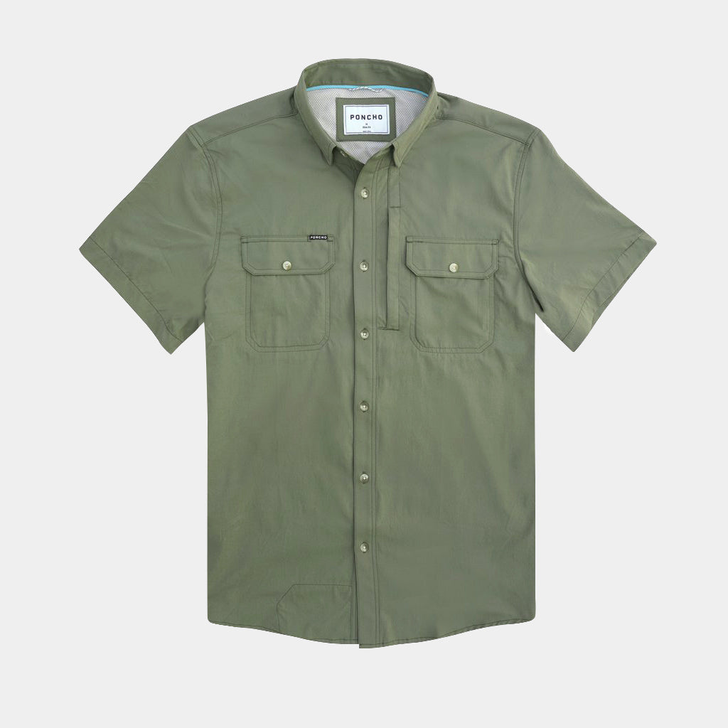 Short sleeve green shirt